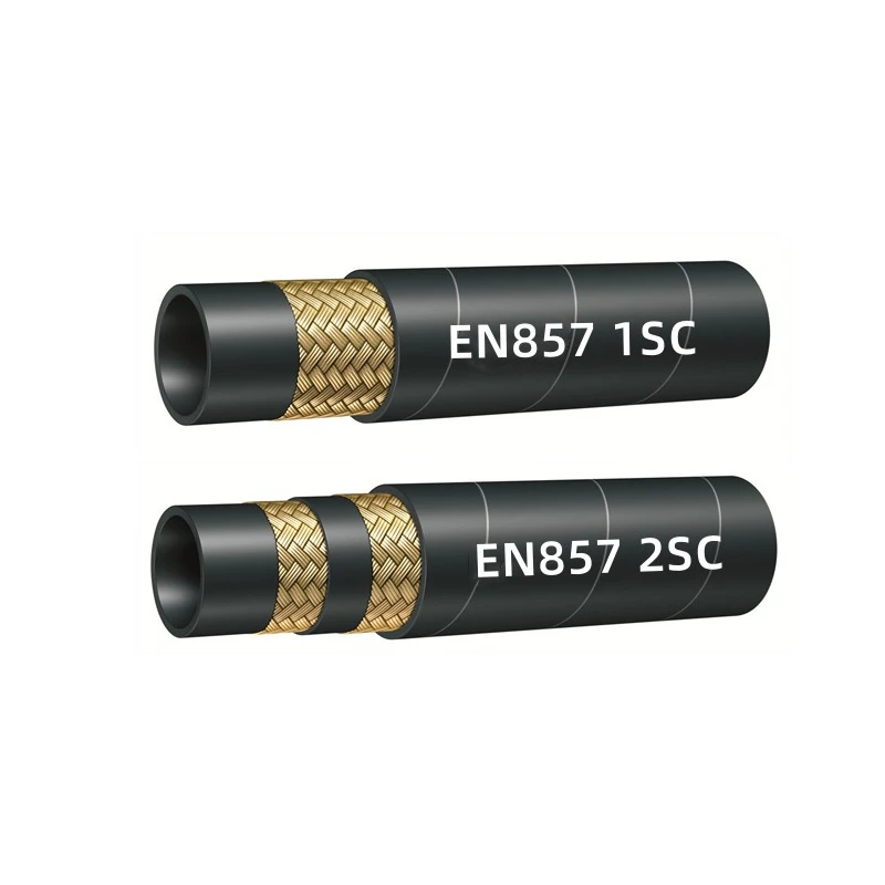 Compact One Layer and Two Layers Steel Wire Reinforced Hydraulic Hose EN857 1SC / EN857 2SC