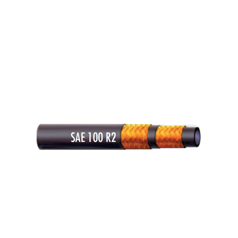 Two Layers Steel Wire Reinforced Hydraulic Hose SAE 100 R2 / EN853 2SN
