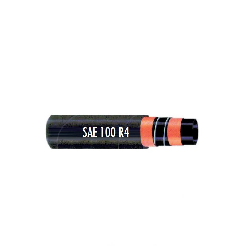 Textile Reinforced Hydraulic oil Suction Hose with embedded Steel Wire SAE 100 R4