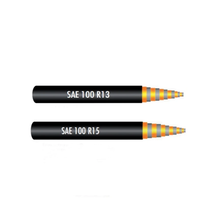 Heavy Duty Multi-layer Steel Wire Reinforced Hydraulic Hose SAE100R13  SAE100R15