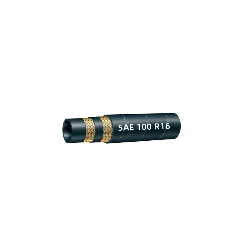 Compact High-pressure One-layer and Two Layers Steel Wire Reinforced Hydraulic Hose SAE 100 R16
